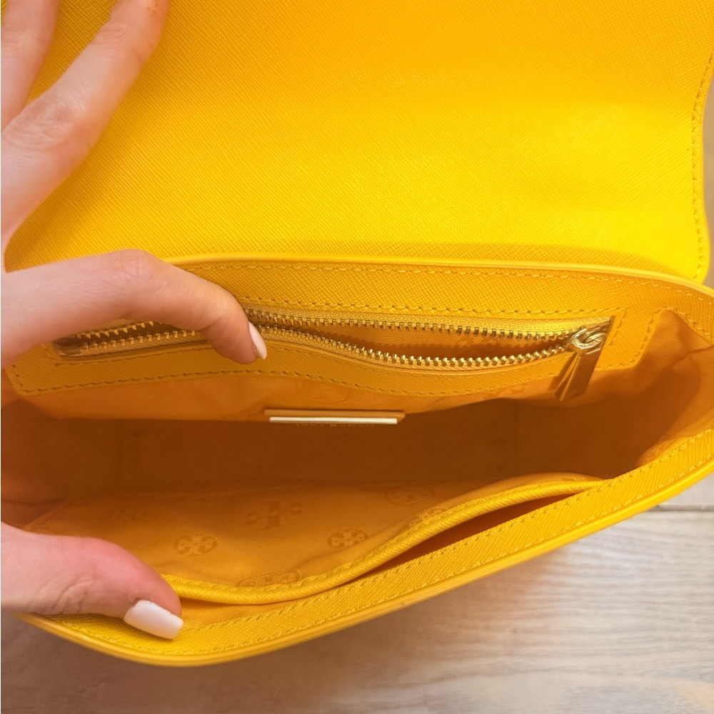 Tory Burch Vibrant Yellow Shoulder Bag - Picture 7 of 11